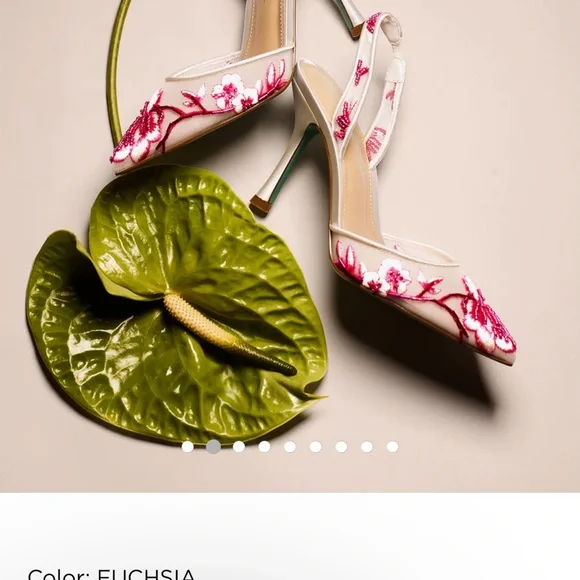 Betsey Johnson Shoes Betsey Johnson Pink Floral High Heels